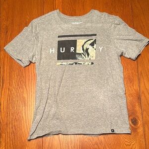 Hurley Men's Grey Graphic T-Shirt